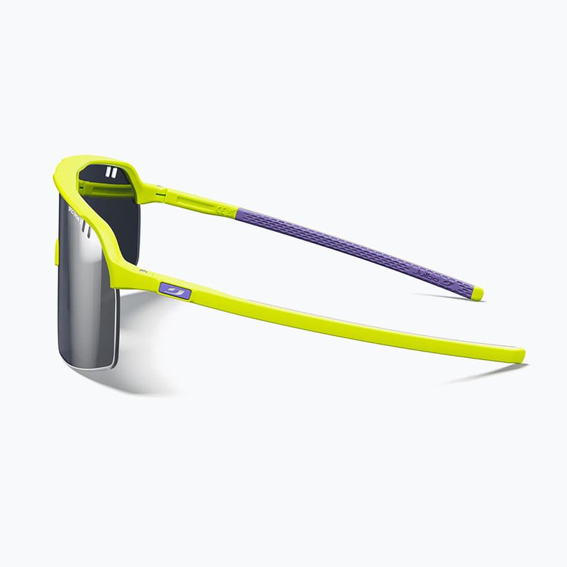 Okulary przeciwsłoneczne Julbo Intensity Spectron matt fluorescent yellow/silver flash 4