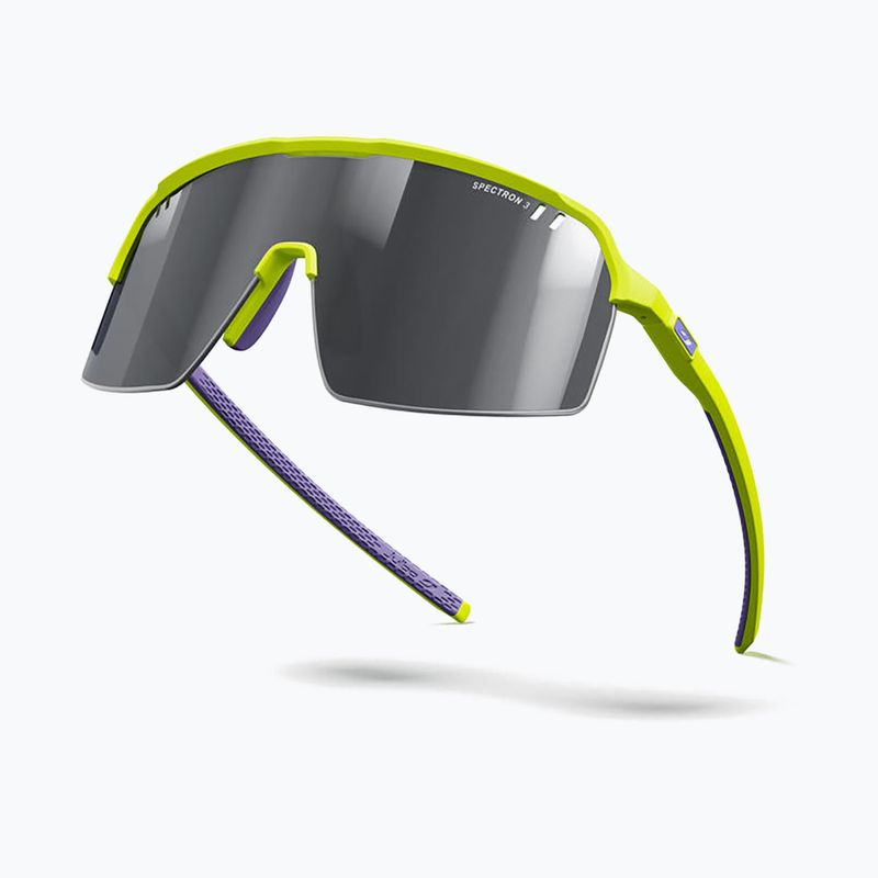 Okulary przeciwsłoneczne Julbo Intensity Spectron matt fluorescent yellow/silver flash 5