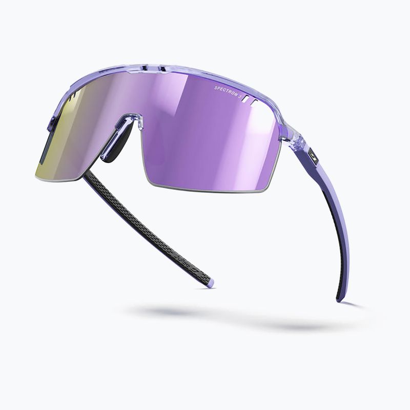 Okulary przeciwsłoneczne Julbo Intensity Spectron shiny transl light purple/multilayer light pink 5