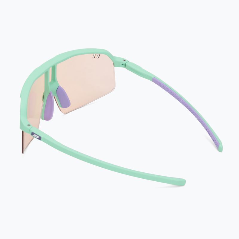 Okulary przeciwsłoneczne Julbo Intensity Reactiv High Contrast matt pale green/purple 2