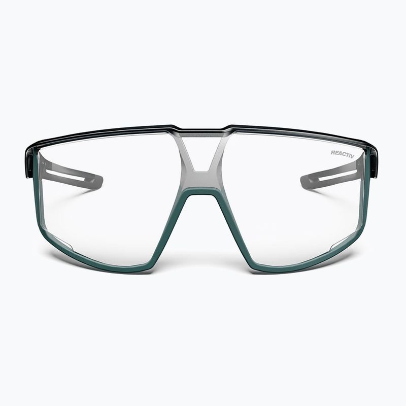 Okulary przeciwsłoneczne Julbo Fury Reactiv Performance shiny translu black/matt green 3