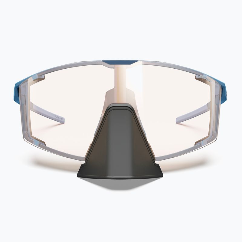Okulary przeciwsłoneczne Julbo Edge Cover Reactiv S0-S4 High Contrast blue/grey 5