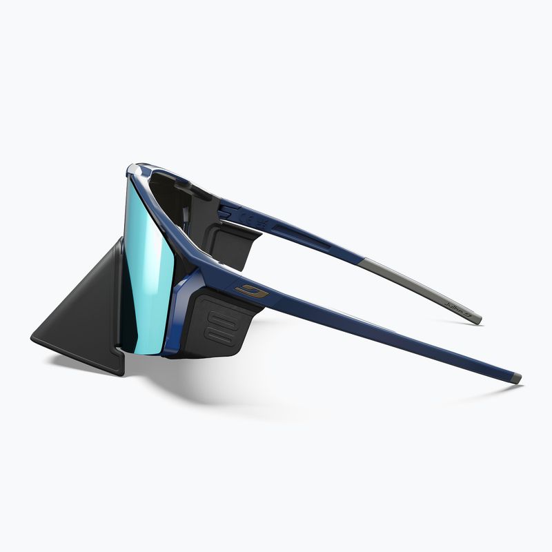 Okulary przeciwsłoneczne Julbo Edge Cover Polarized HD S4 matt blue/matt grey 4