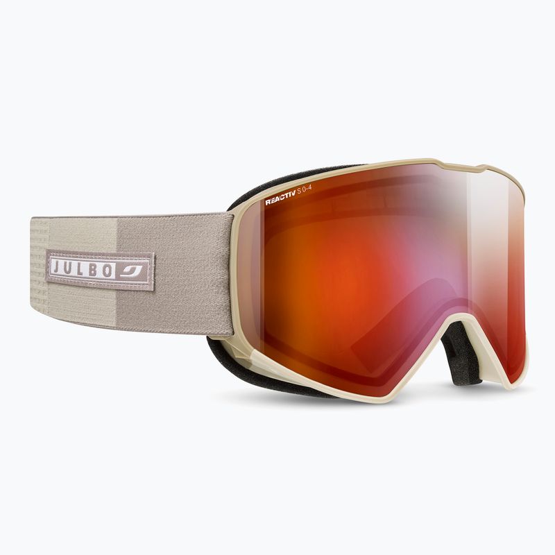Gogle narciarskie Julbo Cyrius-X Reactiv High Contrast beige/brown/flash infrared 5