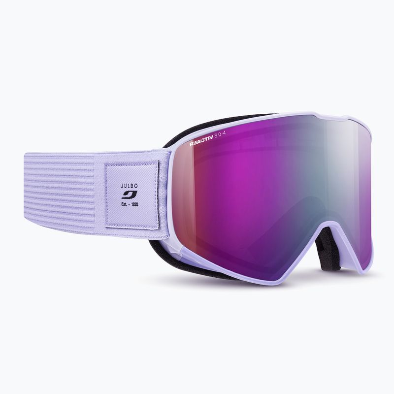 Gogle narciarskie Julbo Cyrius-X Reactiv High Contrast light purple/flash purple