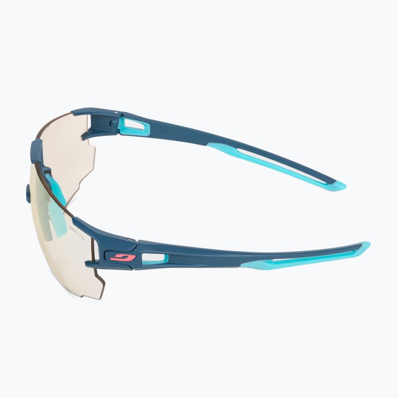 Okulary przeciwsłoneczne Julbo Aerospeed Reactiv Light Amplifier matt blue/light blue 4