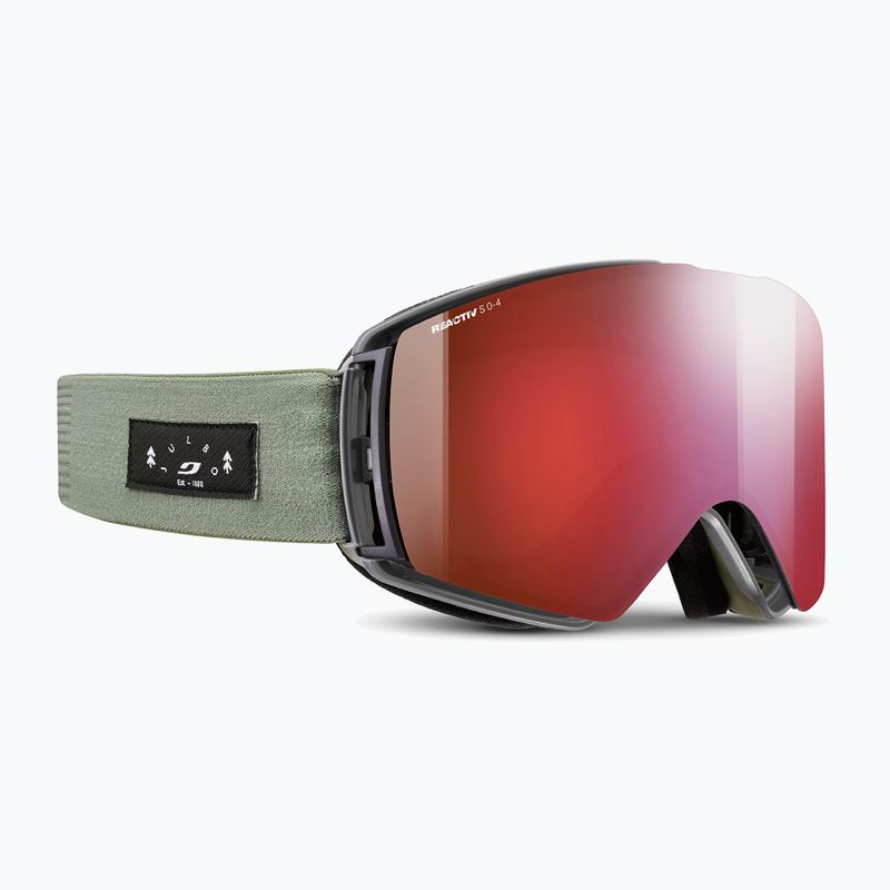 Gogle narciarskie Julbo Launcher Reactiv High Contrast green/ flash infrared 2
