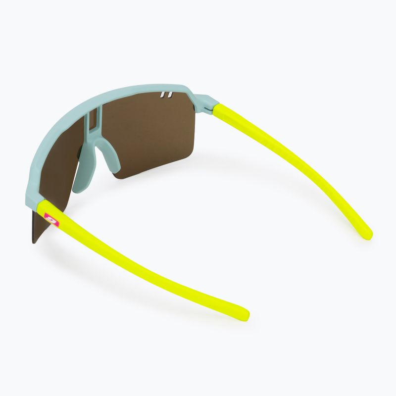 Okulary przeciwsłoneczne dziecięce Julbo Intensity Junior Spectron blue pastel matt/ neon yellow matt 2