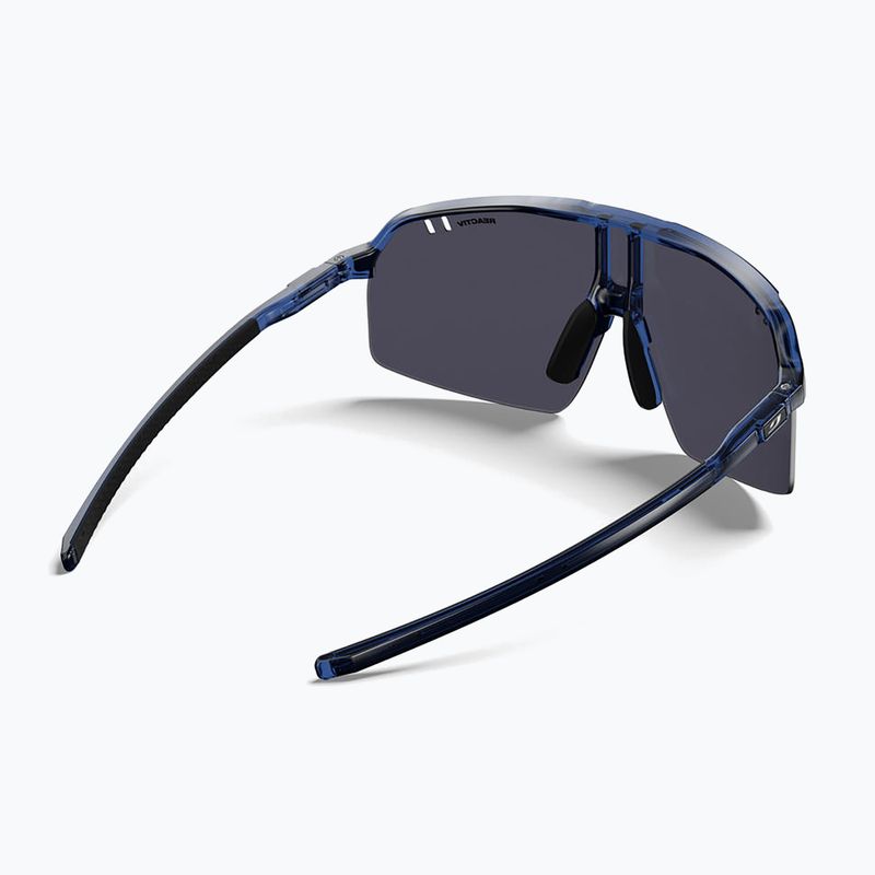 Okulary przeciwsłoneczne Julbo Intensity Reactiv Light Amplifier shiny translu blue/black 5
