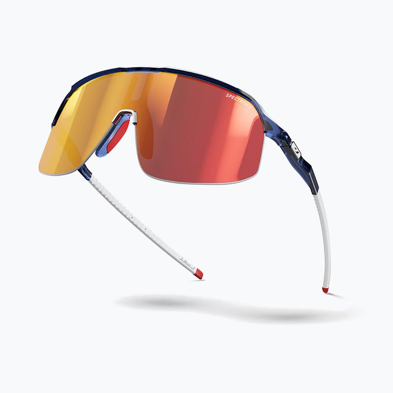 Okulary przeciwsłoneczne Julbo Density Spectron shiny translu dark blue/white/red 5