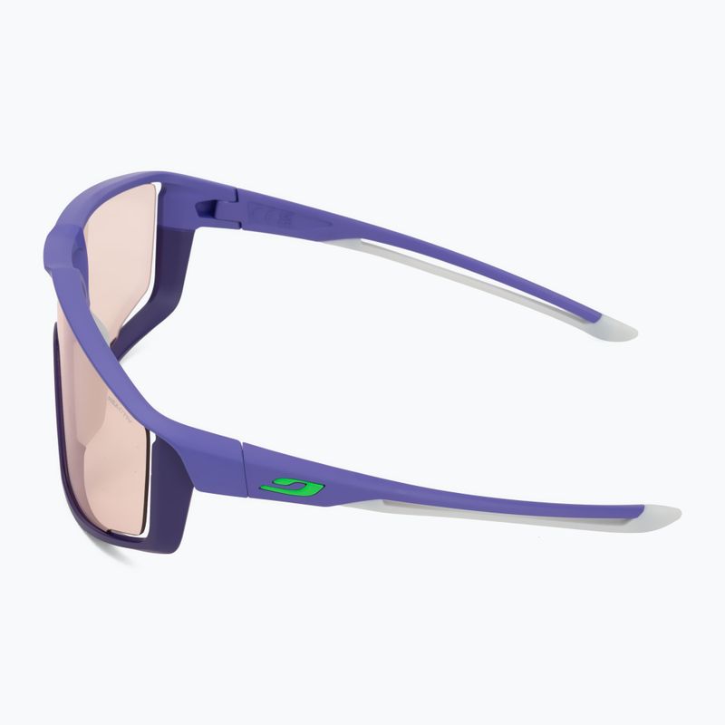 Okulary przeciwsłoneczne Julbo Fury Reactiv High Contrast matt purple/gray/green 4
