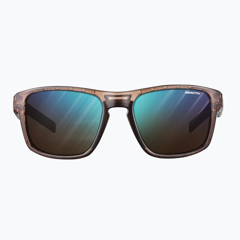 Okulary przeciwsłoneczne Julbo Shield M Reactiv shiny translu brown/matt brown 2