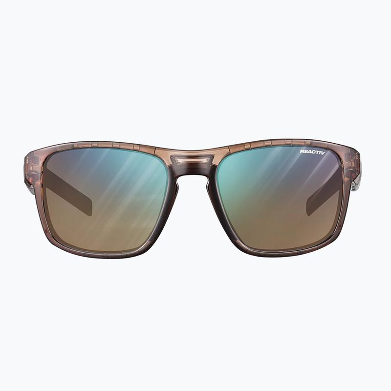 Okulary przeciwsłoneczne Julbo Shield M Reactiv shiny translu brown/matt brown 3