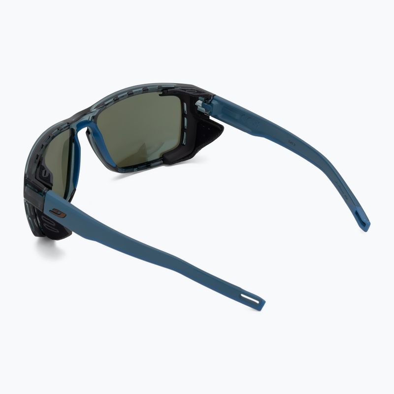 Okulary przeciwsłoneczne Julbo Shield Polar HD shiny translu blue/blue 3