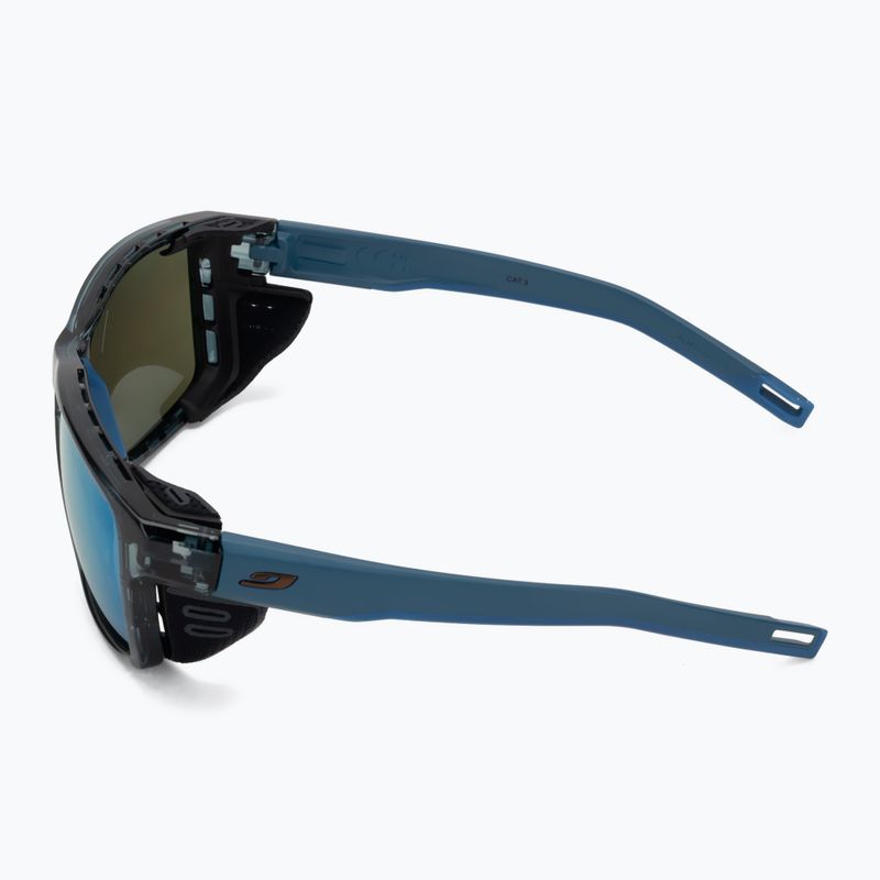 Okulary przeciwsłoneczne Julbo Shield Polar HD shiny translu blue/blue 5