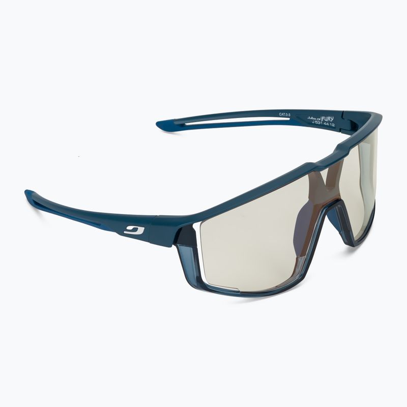 Okulary przeciwsłoneczne Julbo Fury Reactiv High Contrast matt blue/translu blue