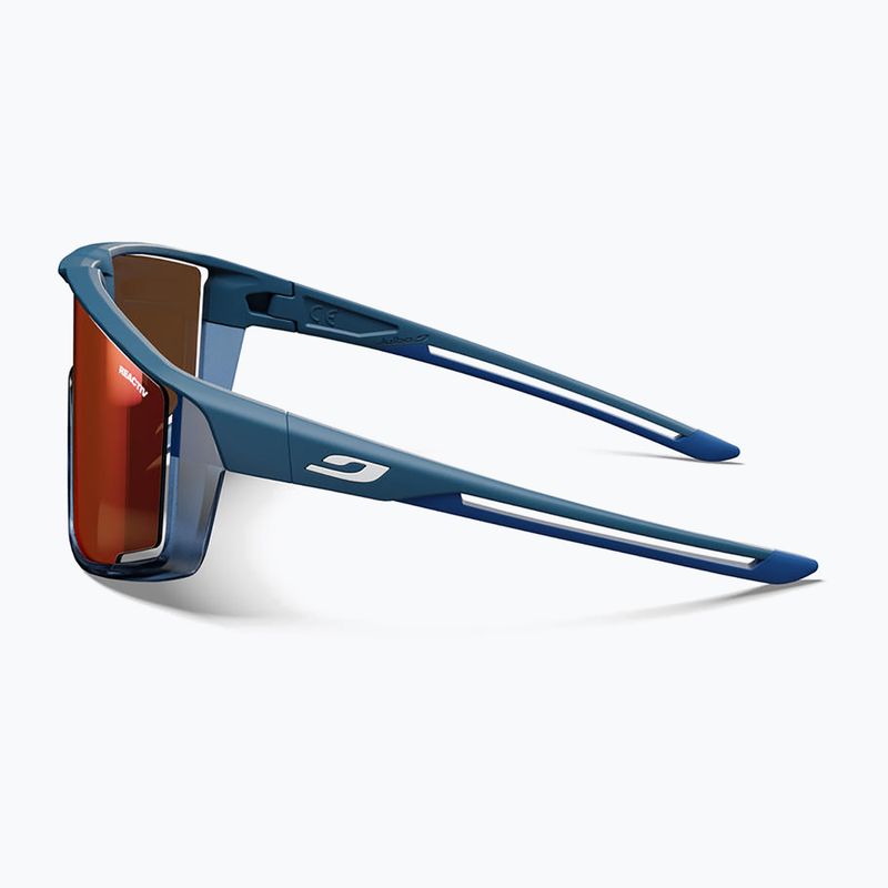 Okulary przeciwsłoneczne Julbo Fury Reactiv High Contrast matt blue/translu blue 4