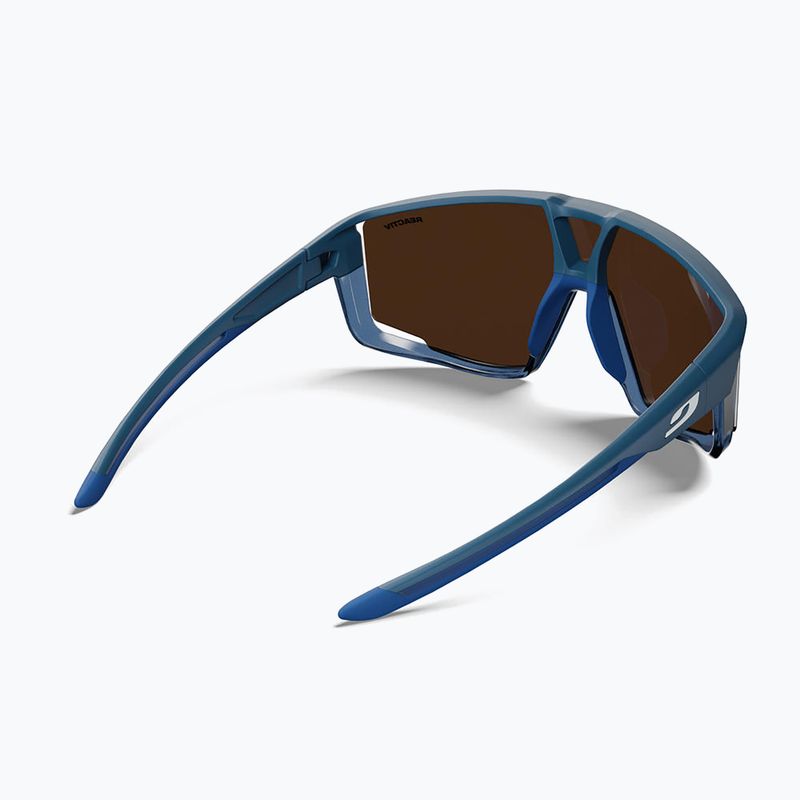 Okulary przeciwsłoneczne Julbo Fury Reactiv High Contrast matt blue/translu blue 5