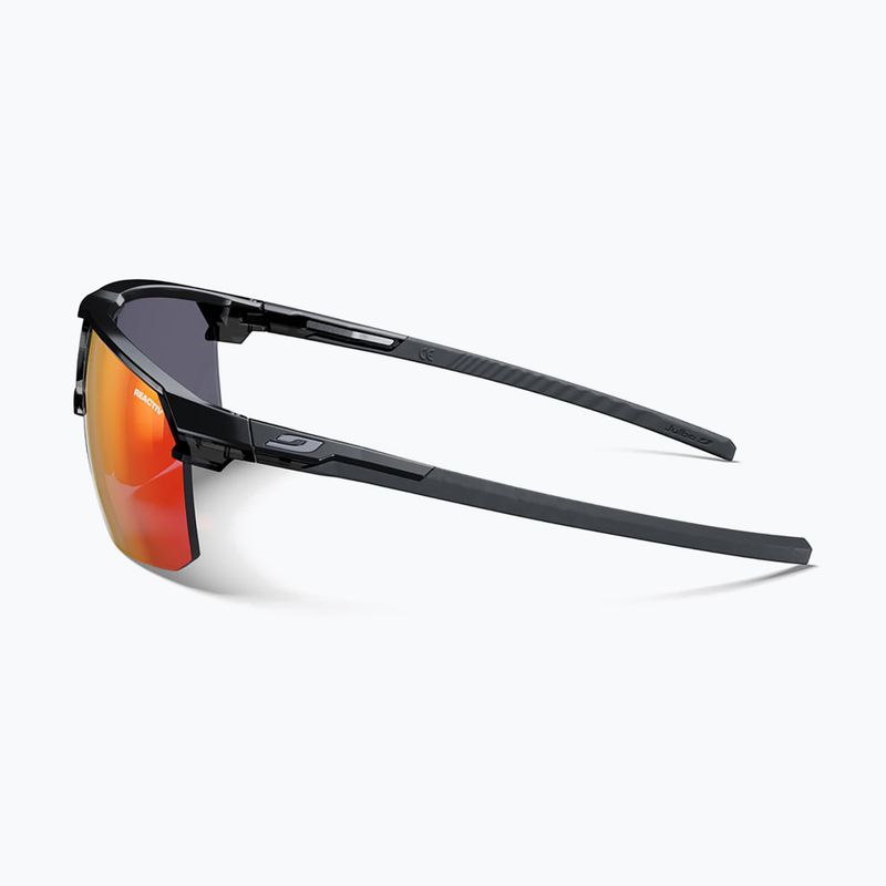 Okulary przeciwsłoneczne Julbo Liry Reactiv Light Amplifier shiny black/shiny translu dark grey 4