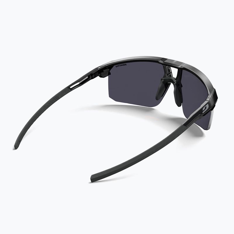 Okulary przeciwsłoneczne Julbo Liry Reactiv Light Amplifier shiny black/shiny translu dark grey 5