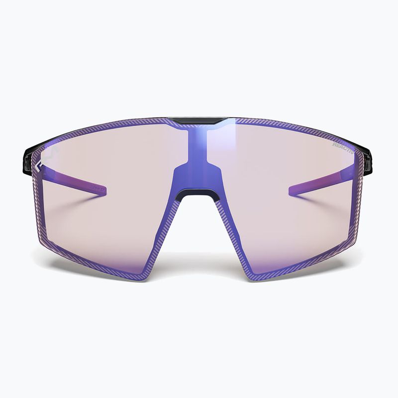 Okulary przeciwsłoneczne Julbo Edge Reactiv High Contrast shiny translu black/purple 3