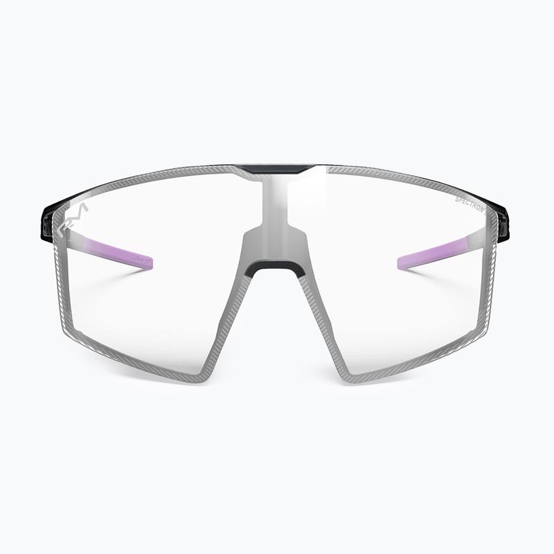 Okulary przeciwsłoneczne Julbo Edge Reactiv High Contrast shiny translu black/purple 8