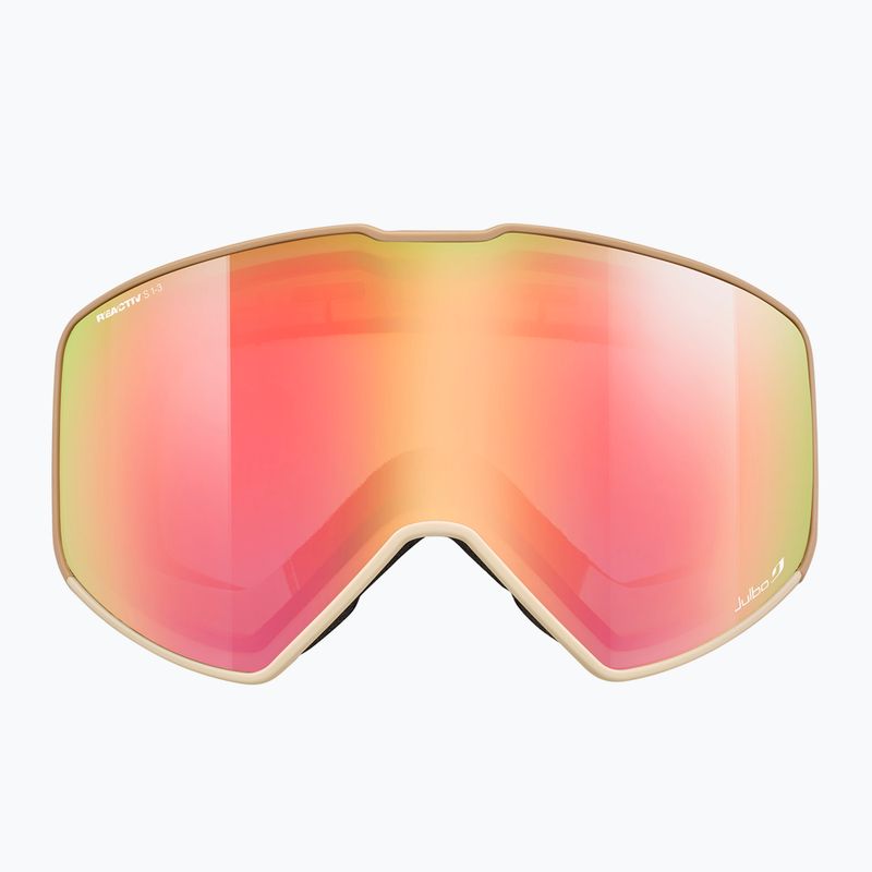 Gogle narciarskie Julbo Cyrius X Reactive High Contrast beige/flash red 2