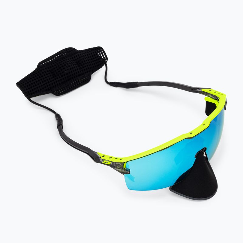 Okulary przeciwsłoneczne Julbo Ultimate Cover Polar 4 Hd black/yellow fluo/capsule ocean master