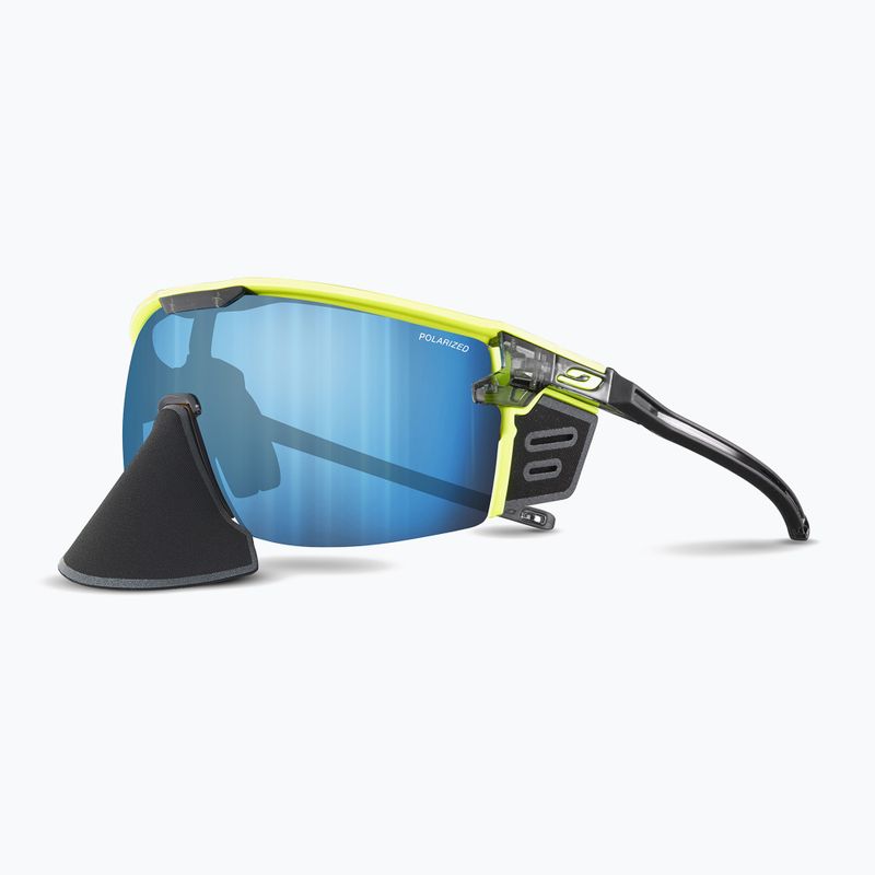 Okulary przeciwsłoneczne Julbo Ultimate Cover Polar 4 Hd black/yellow fluo/capsule ocean master 9