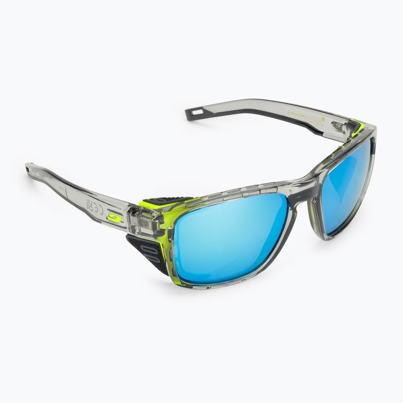 Okulary przeciwsłoneczne Julbo Shield M Polar 4 Hd black/yellow fluo/capsule ocean master 2