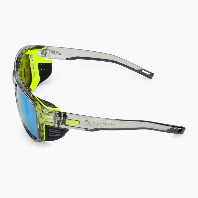 Okulary przeciwsłoneczne Julbo Shield M Polar 4 Hd black/yellow fluo/capsule ocean master 5