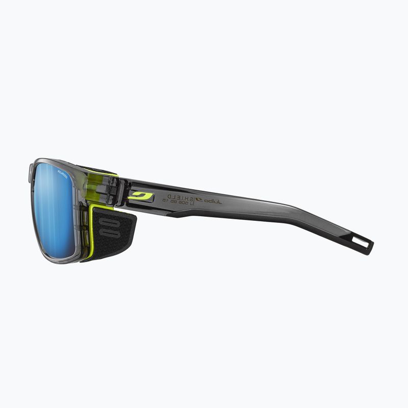 Okulary przeciwsłoneczne Julbo Shield M Polar 4 Hd black/yellow fluo/capsule ocean master 8