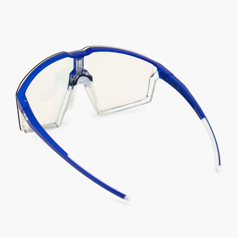 Okulary przeciwsłoneczne Julbo Edge Reactiv Light Amplifier metalic blue/white/multilayer gold pink 2