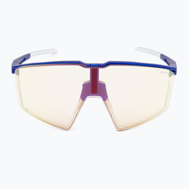Okulary przeciwsłoneczne Julbo Edge Reactiv Light Amplifier metalic blue/white/multilayer gold pink 3