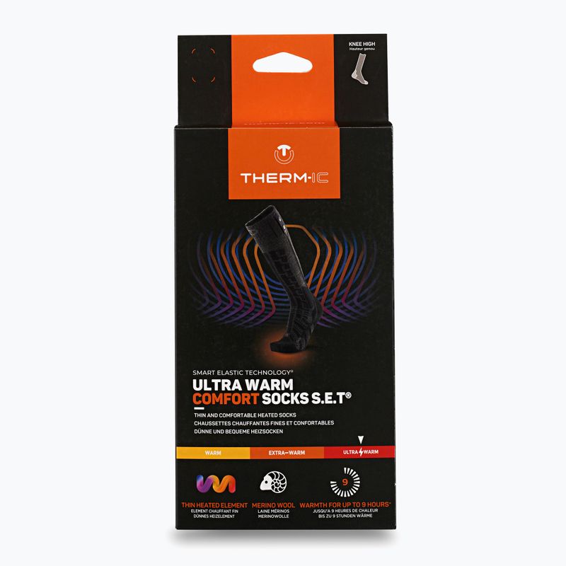 Skarpety ogrzewane Therm-ic Comfort Socks S.E.T grey/ black 11