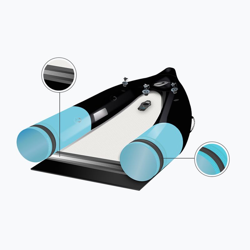 Kajak pompowany 2-osobowy AQUADESIGN Koloa 360 cm blue/black 9