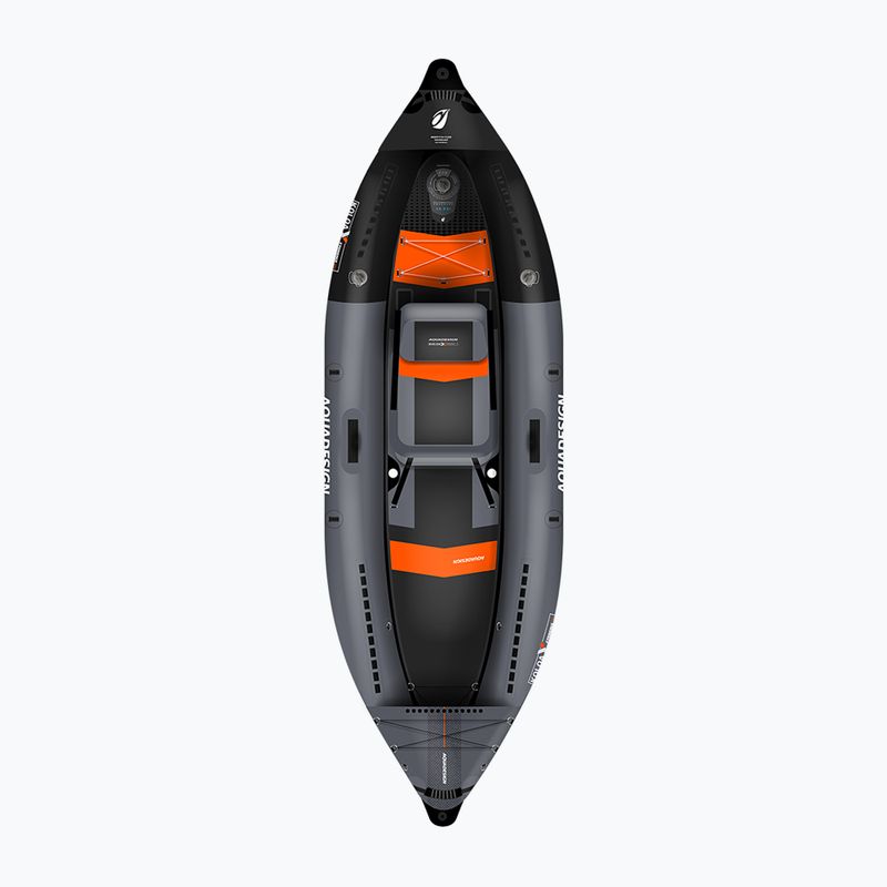 Kajak pompowany 1-osobowy AQUADESIGN Koloa X'Perience 1 305 cm black/grey 2