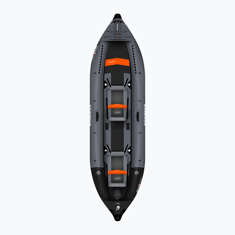 Kajak pompowany 2-osobowy AQUADESIGN Koloa X´Perience 2 360 cm black/grey 2