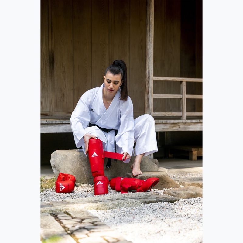 Ochraniacze na dłonie adidas WKF red 8
