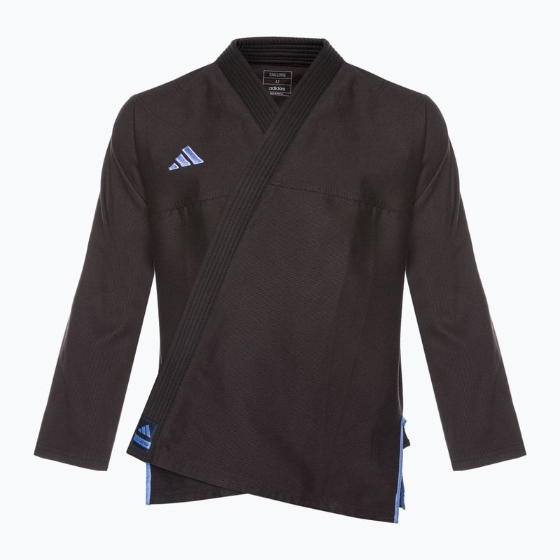 GI do brazylijskiego jiu-jitsu adidas Challenge 2.0 black/gradient blue 2