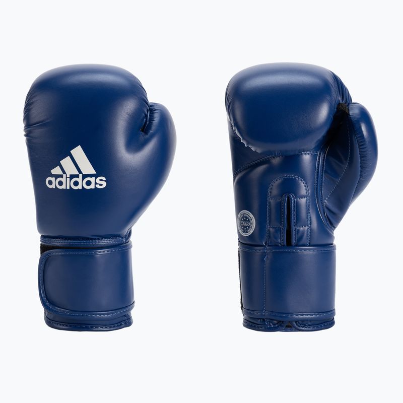 Rękawice bokserskie adidas Wako niebieskie 3