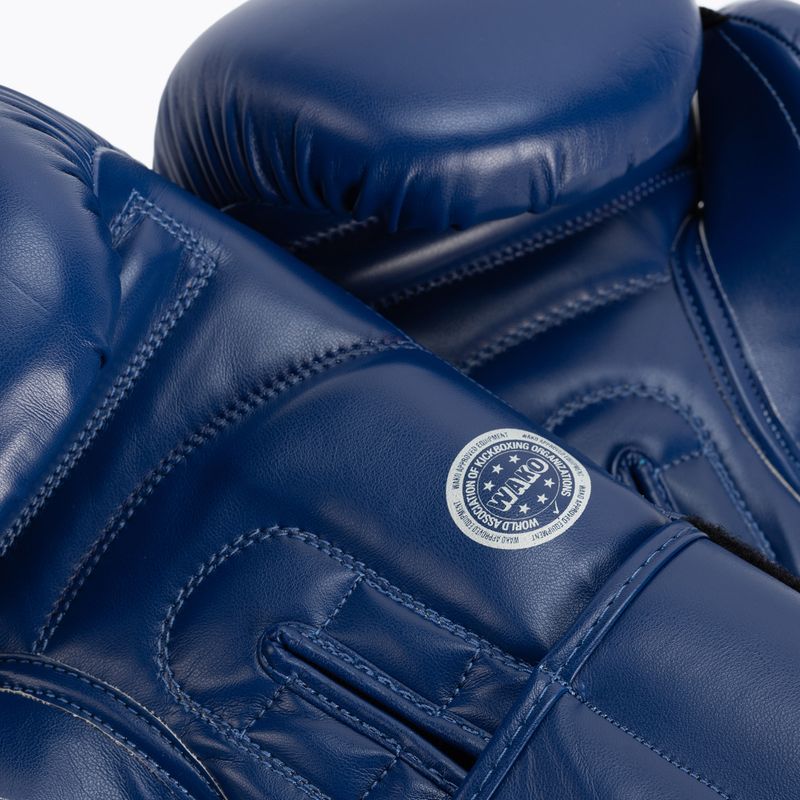 Rękawice bokserskie adidas Wako niebieskie 6
