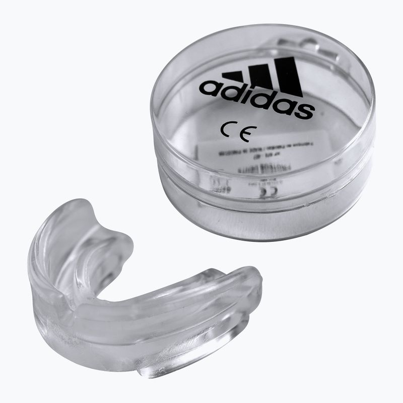 Ochraniacz szczęki dziecięcy + pudełko adidas ADIBP10N transparentny 2