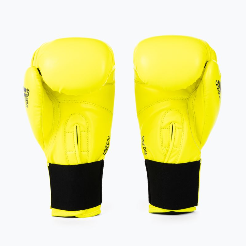 Rękawice bokserskie adidas Speed 50 yellow 2