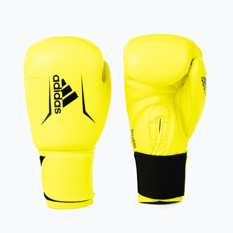 Rękawice bokserskie adidas Speed 50 yellow 3