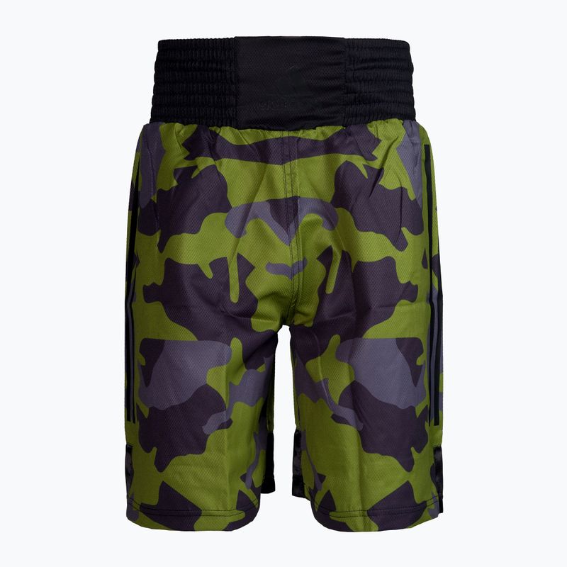 Spodenki bokserskie adidas Multiboxing zielone ADISMB03