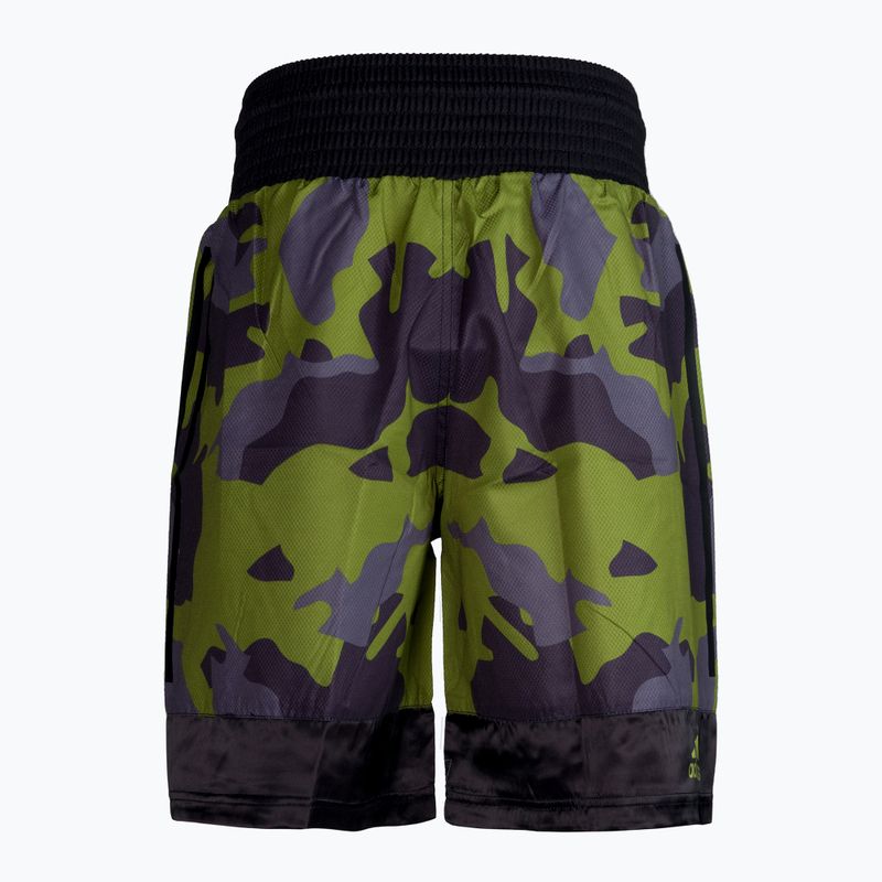 Spodenki bokserskie adidas Multiboxing zielone ADISMB03 2