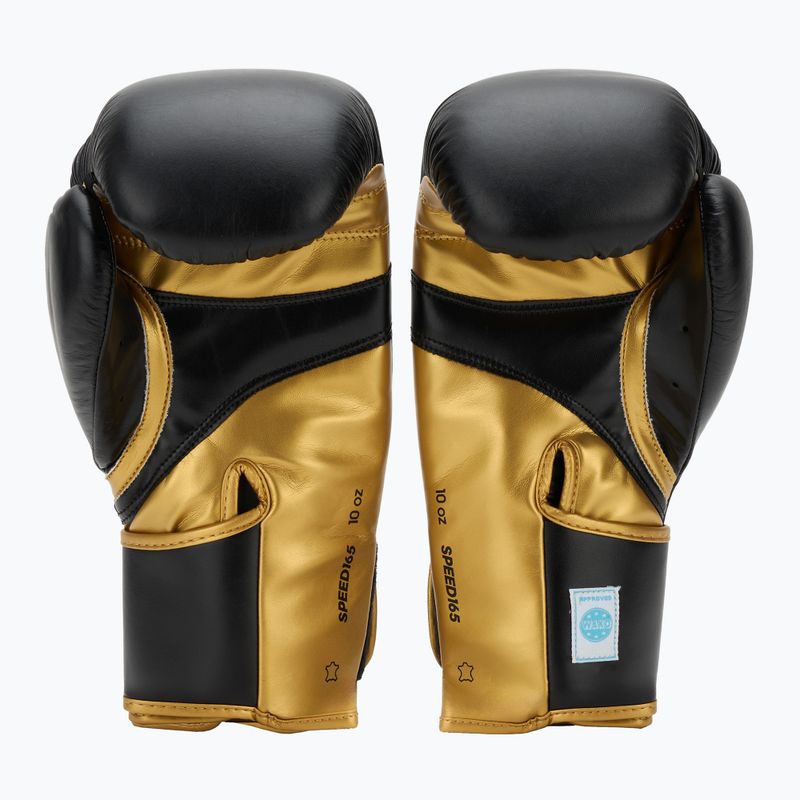 Rękawice bokserkie adidas Wako black/gold 3