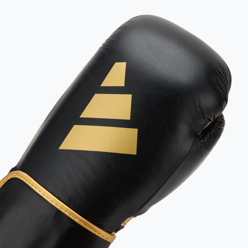 Rękawice bokserkie adidas Wako black/gold 5