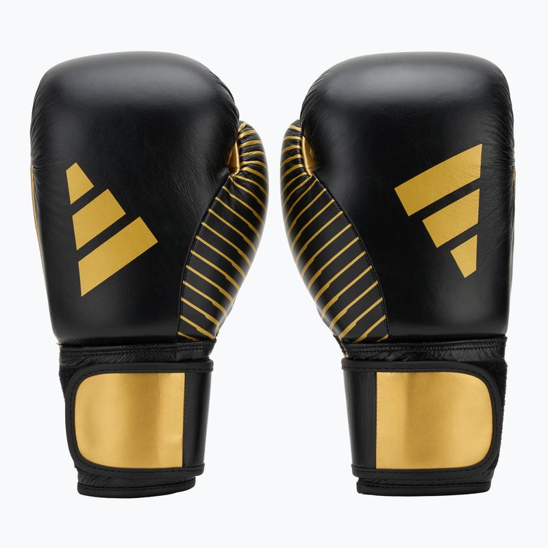 Rękawice bokserskie adidas Wako ADIKBWKF200 black/gold 2
